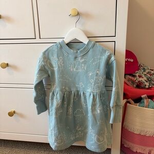 Next Long Sleeved Sweater Dress 1/12-2 Years Old
